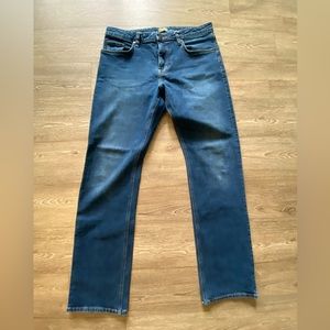 Tecovas ranch wear jeans dark blue